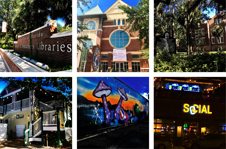 Collage of Photos in Midtown by the University of Florida
