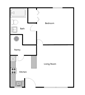 1 Bed 1 Bath