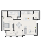 1 Bedroom A