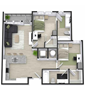 B1 - 2-Bedroom