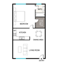 One Bedroom, One Bath