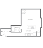 Studio - 1 Bath : 1011-207