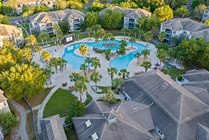 Cabana-Beach-Gainesville-Apartments-Near-University-of-Florida-Birds-Eye-View-Resort-Style-Pool