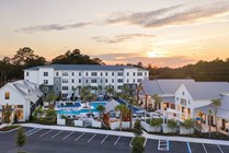 Campus Circle Gainesville - Aerial - Community Sunset (1)