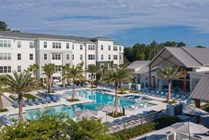 Campus Circle Gainesville - Aerial - Pool Angle