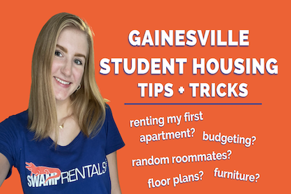 gainesville student housing tips