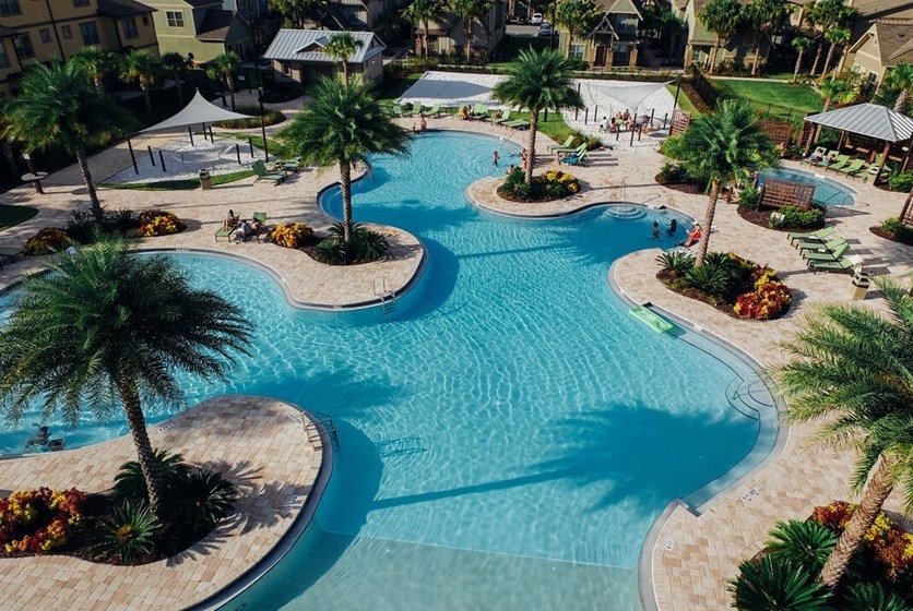 Overview of Retreat Pool