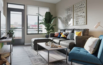 Fully-Furnished apartment with modern new furniture 
