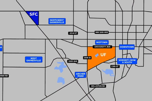 Gainesville Florida local life guide for Santa Fe College students including food outdoor recreation and arts