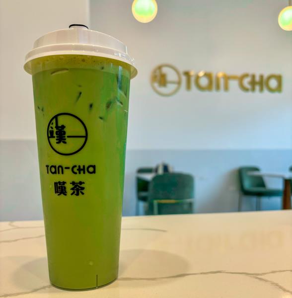 This is Tan-Cha's Uji Matcha Latte