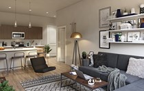 Fully furnished living spaces with modern furniture to complement your elevated lifestyle - aka: make your friends jealous!