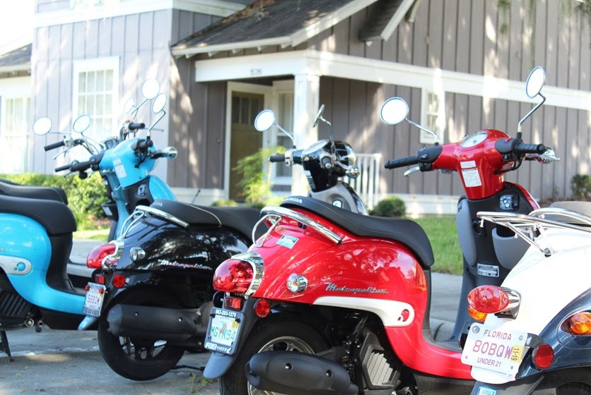 Scooter parking at UF