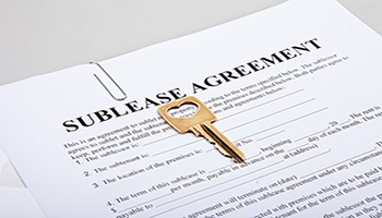 Not all communities allow sublease agreements, so always check beforehand!